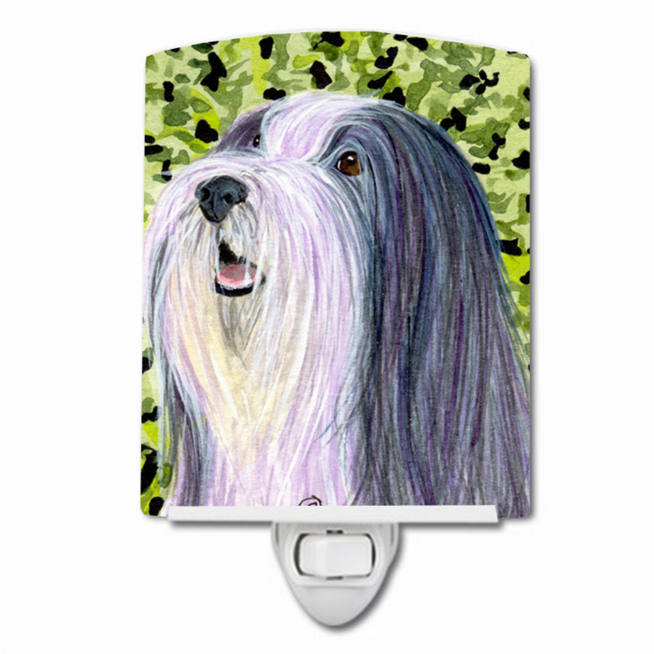 Dog Art Ceramic Night Light - SS8808CNL