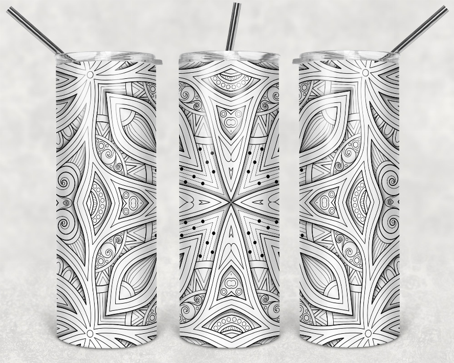 20oz Seamless Pattern Tumbler - 177300011403