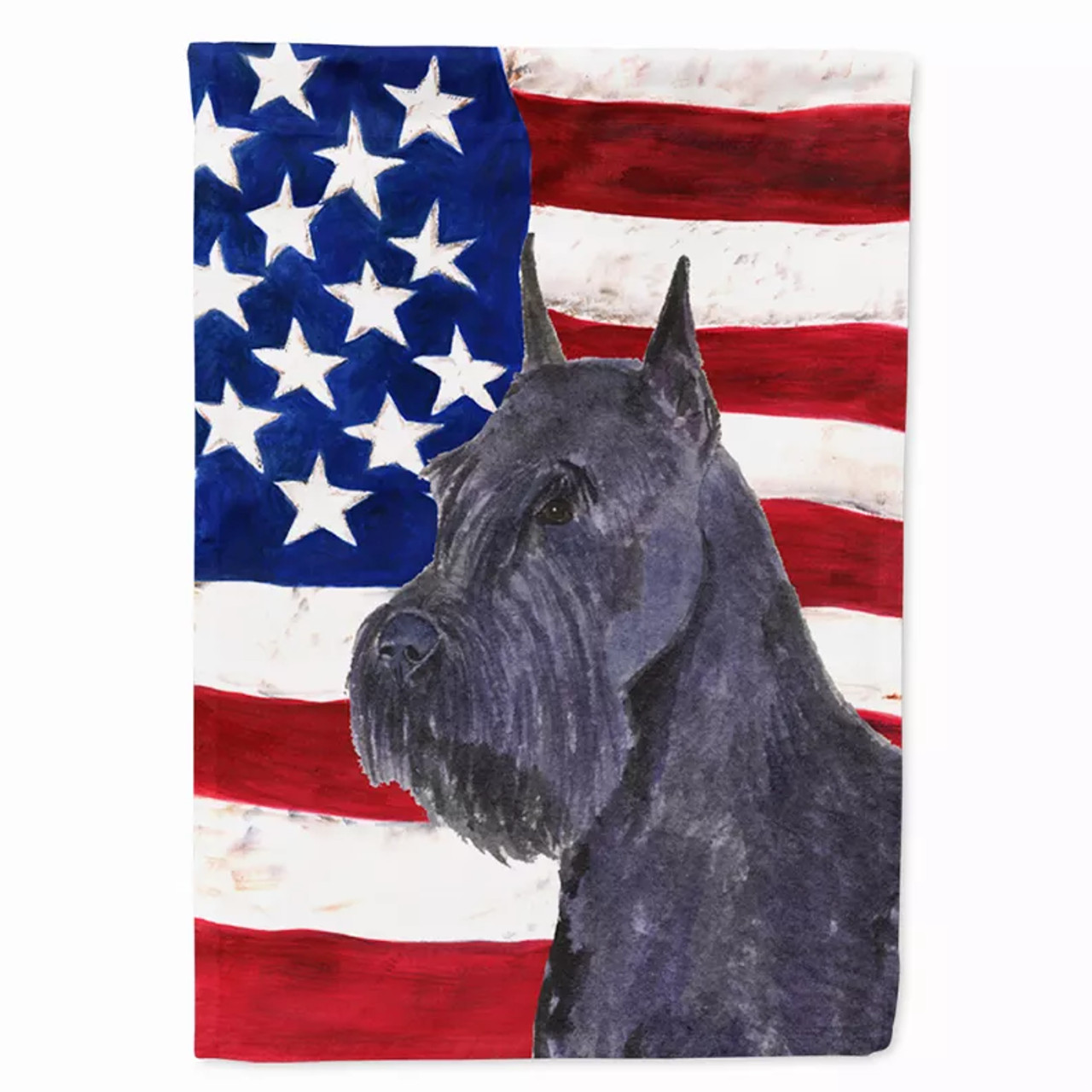 USA American Flag with Dog Flag Garden Size - S000213B001695P118870V000