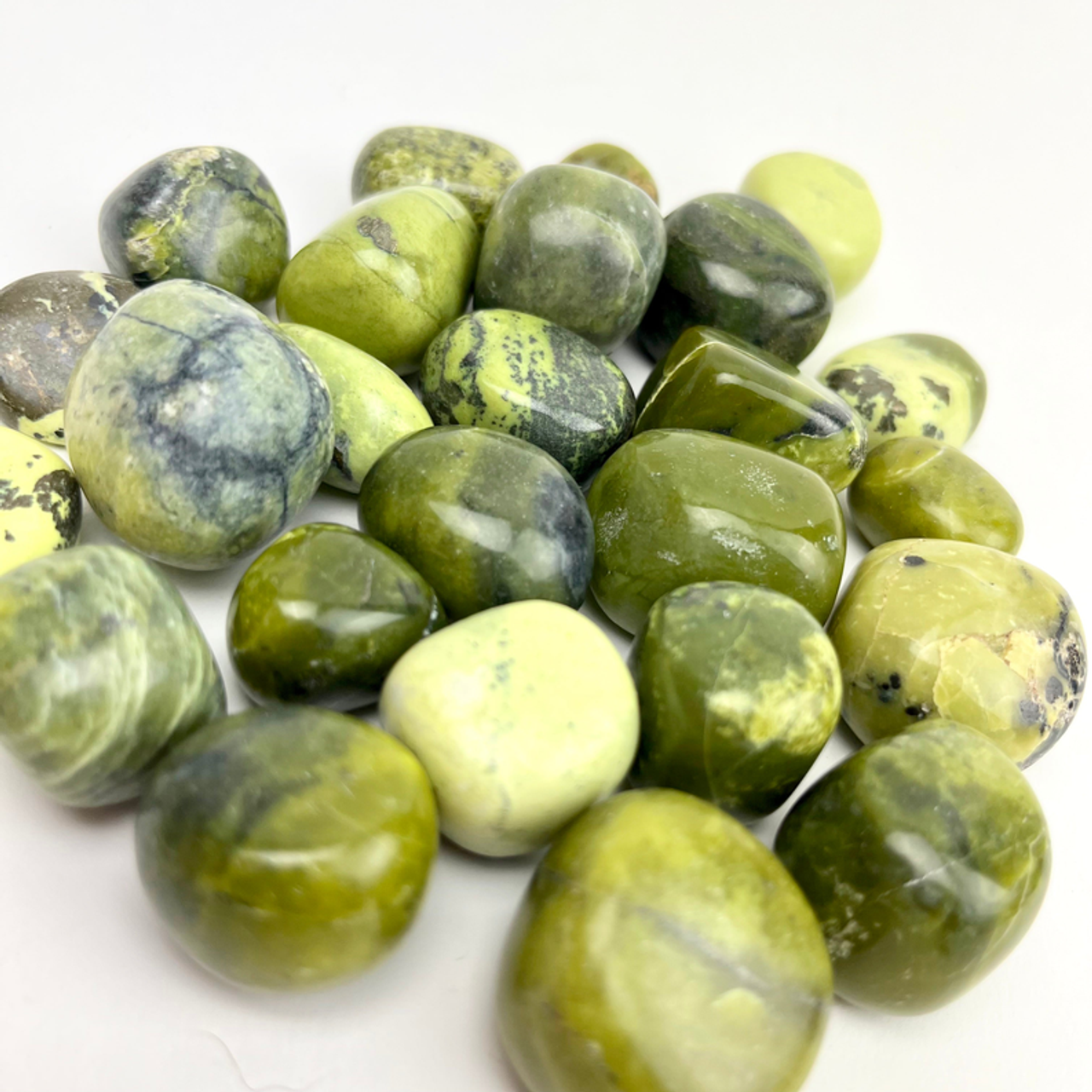 Serpentine | Tumbled | 20-35mm | Peru Serpentine | Tumbled | 20-35mm | Peru