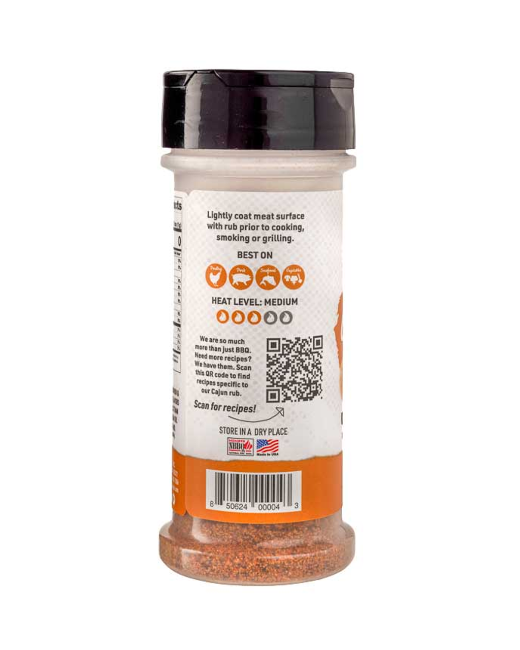 Cajun Gluten Free Natural BBQ Rub