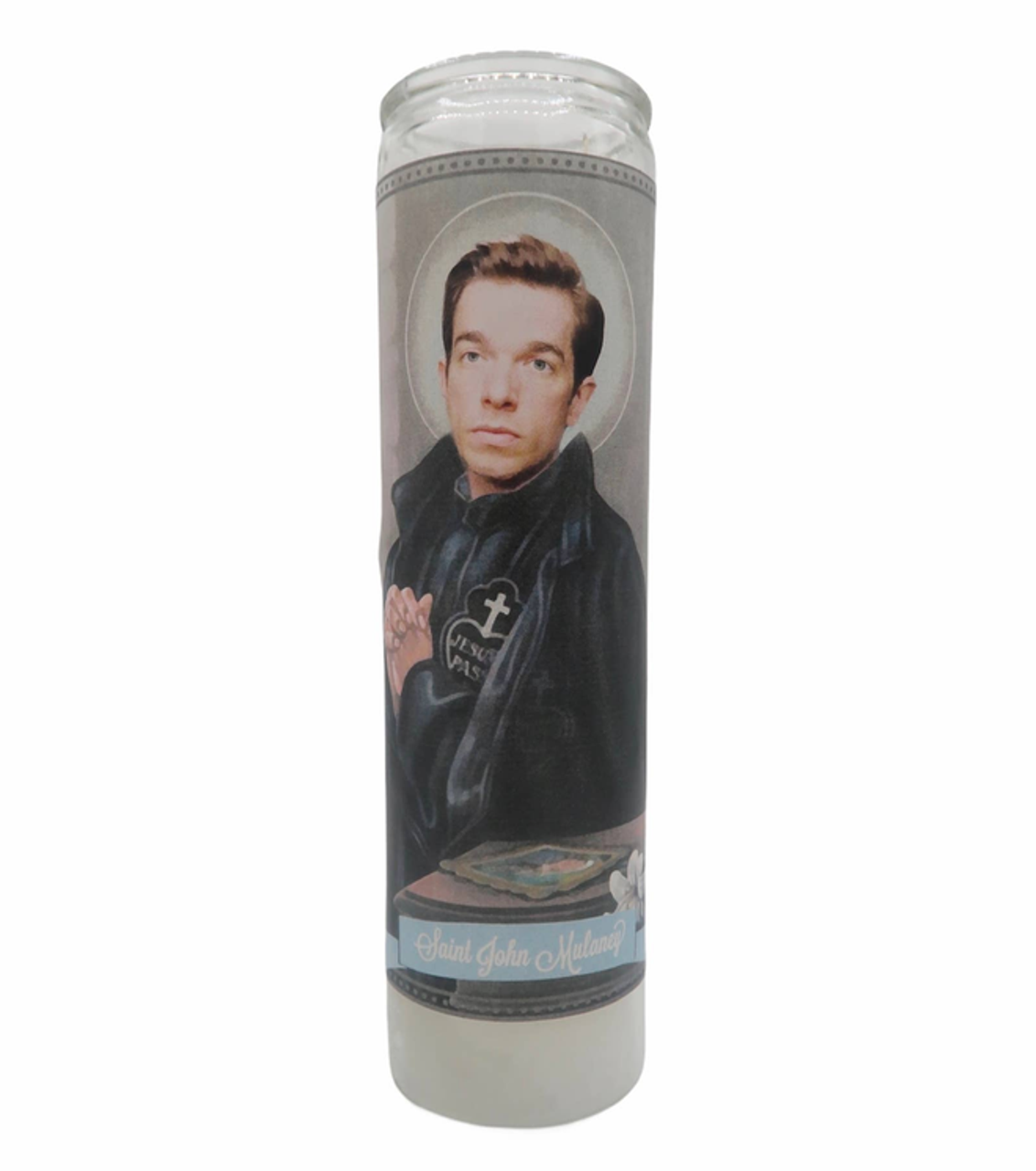 John Mulaney Devotional Prayer Saint Candle