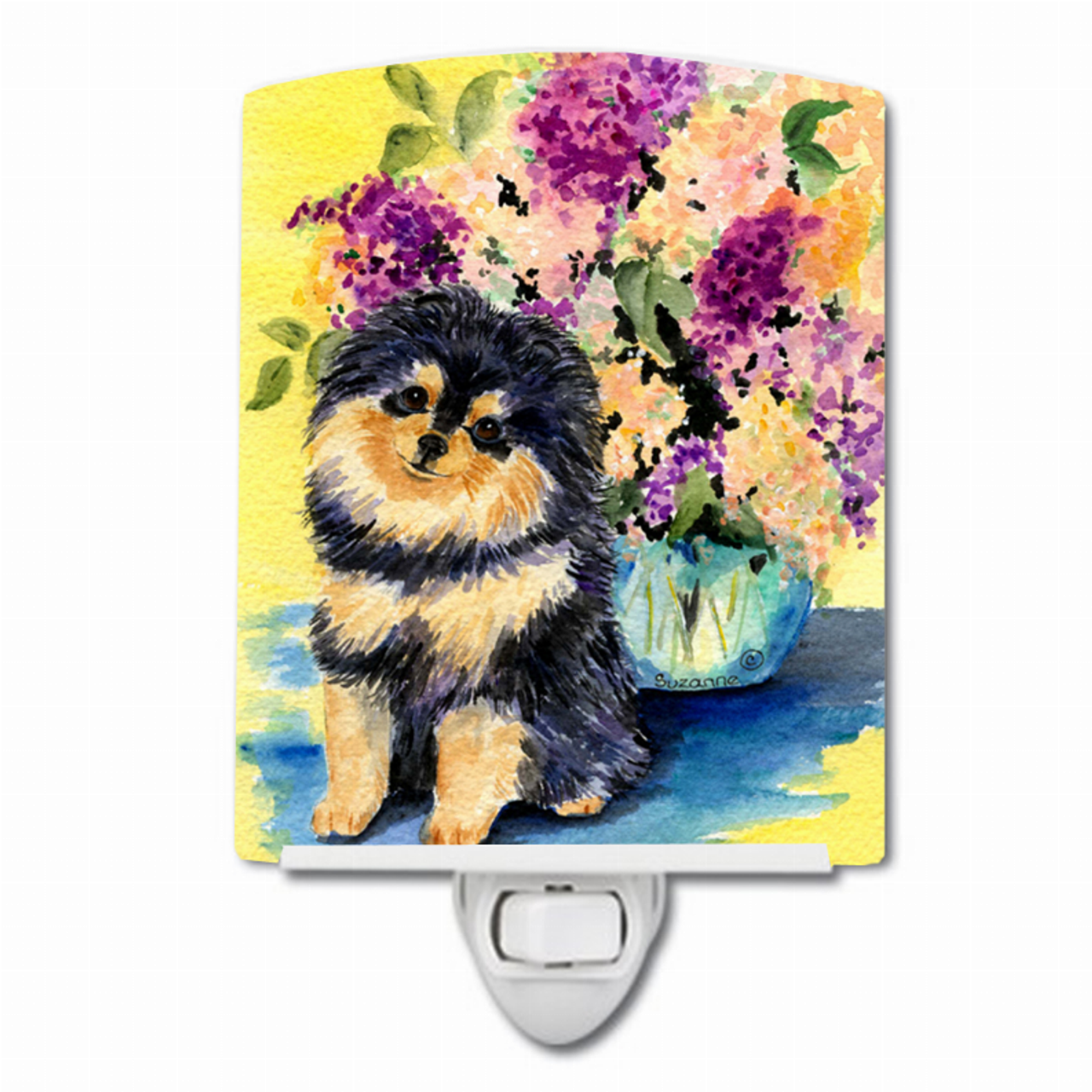 Dog Art Ceramic Night Light - SS8290CNL