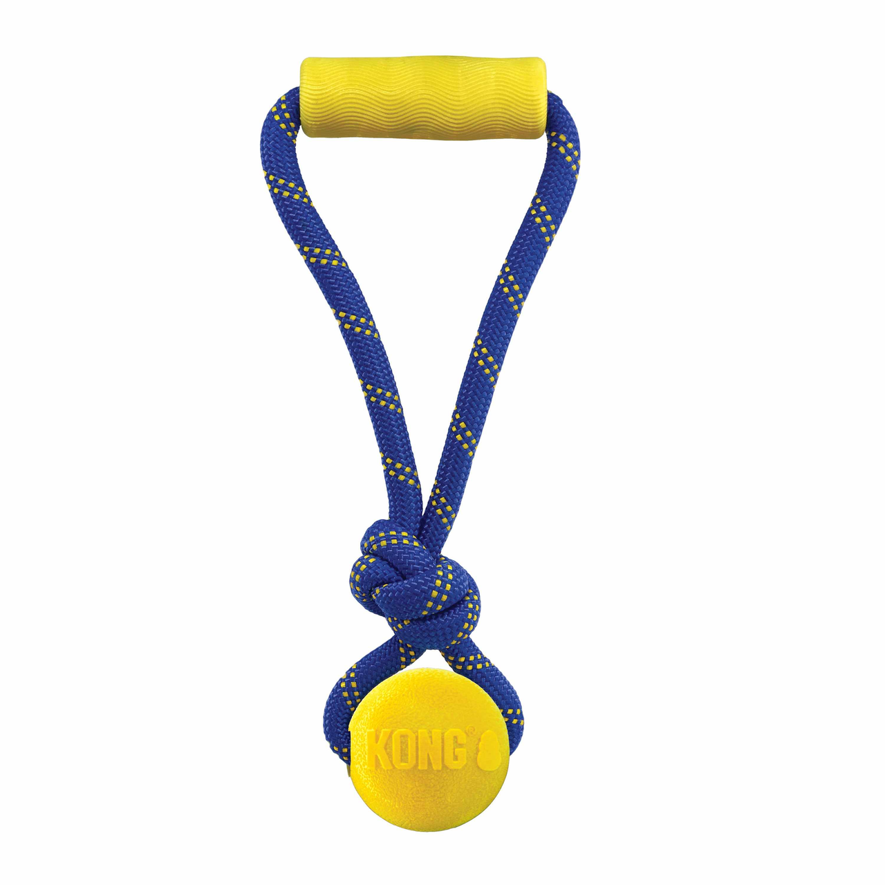 KONG Jaxx Brights Tug w/Ball Dog Toy Assorted Medium