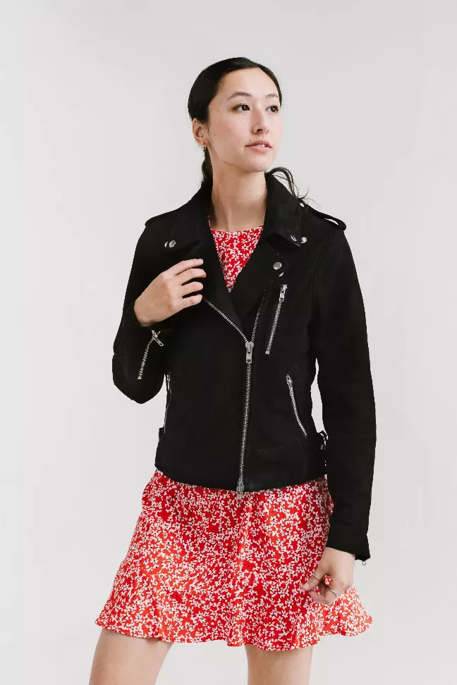 Biker Nubuck Jacket | Aphrodite - S001868B002263P000003V014