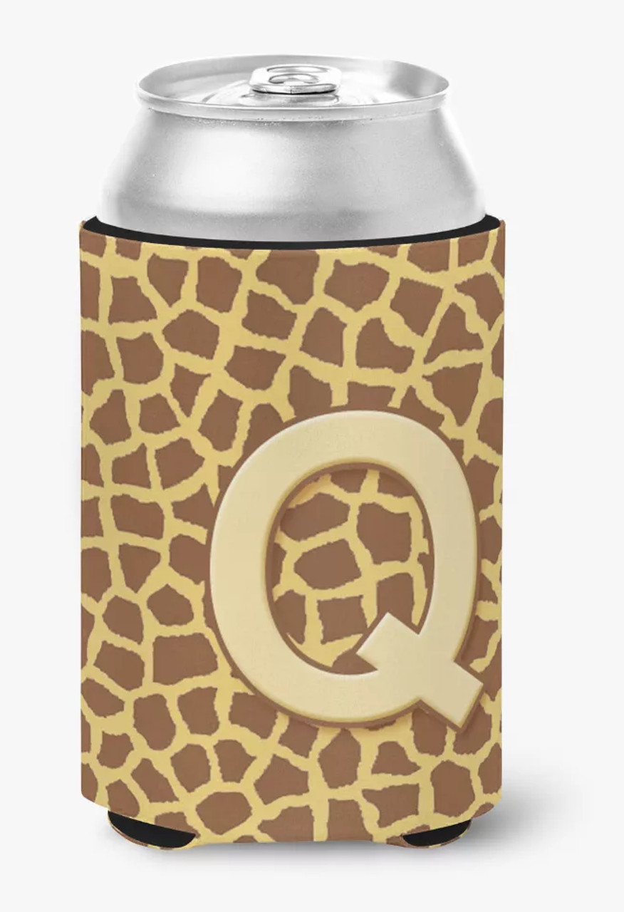 Monogram Letter Can or Bottle Hugger - CJ1025-QCC