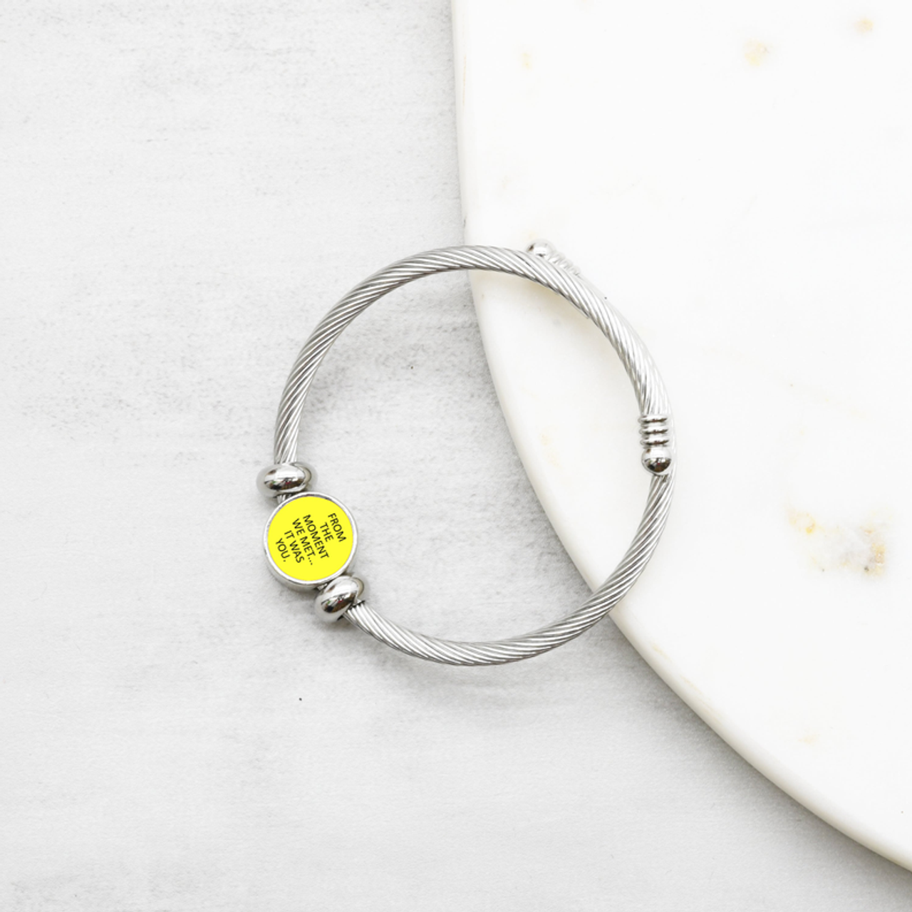 Interchangeable Reverisble Inspirational Bracelets - ABCM1418