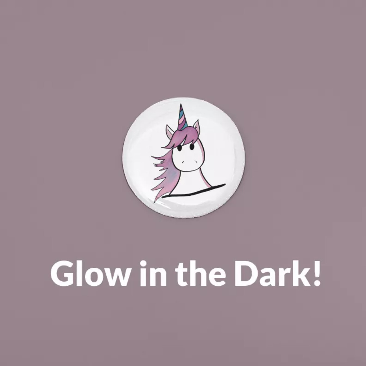 Unicorn Glow in the Dark Pin - 149900596
