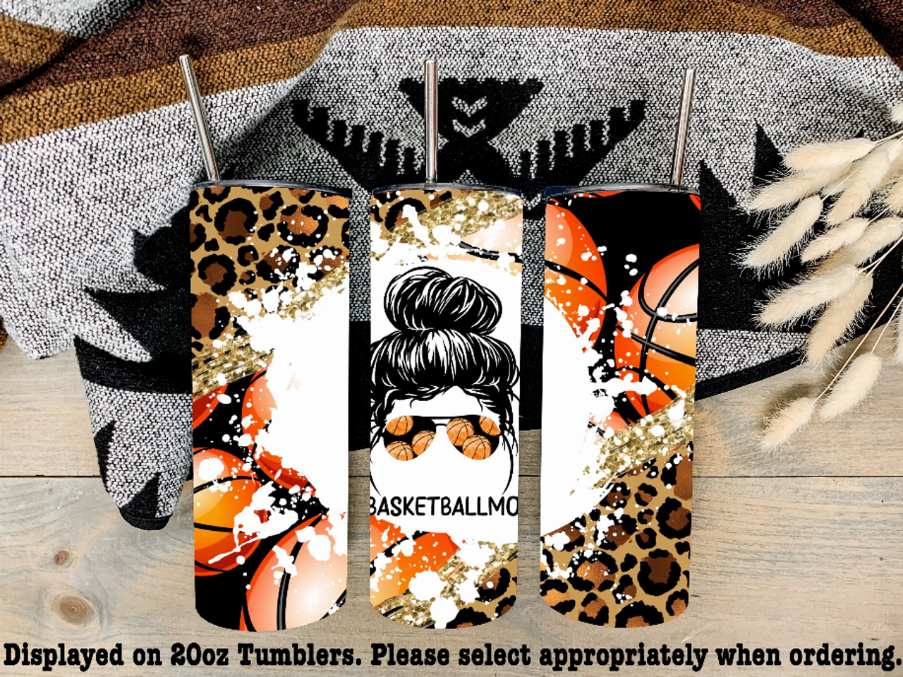 Basketball Mom Steel Tumbler