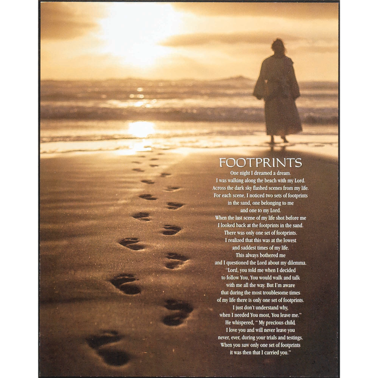 Footprints® 8 x 10 Wall Plaque