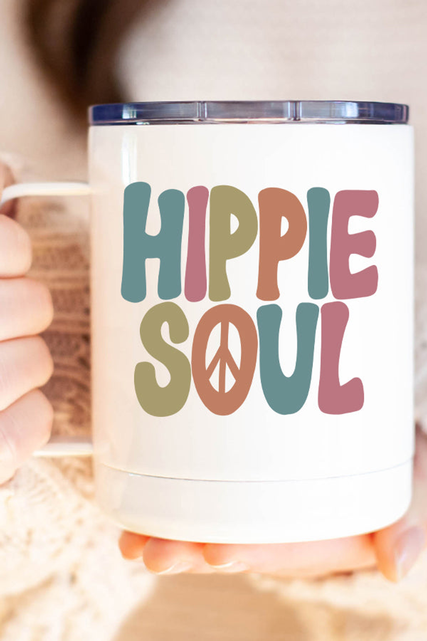 Hippie Soul Stainless Steel Coffee Travel Cup