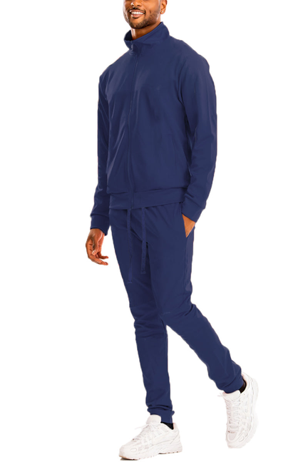 Essential Solid Track Set - SET-J201-P201-NAVY-3X