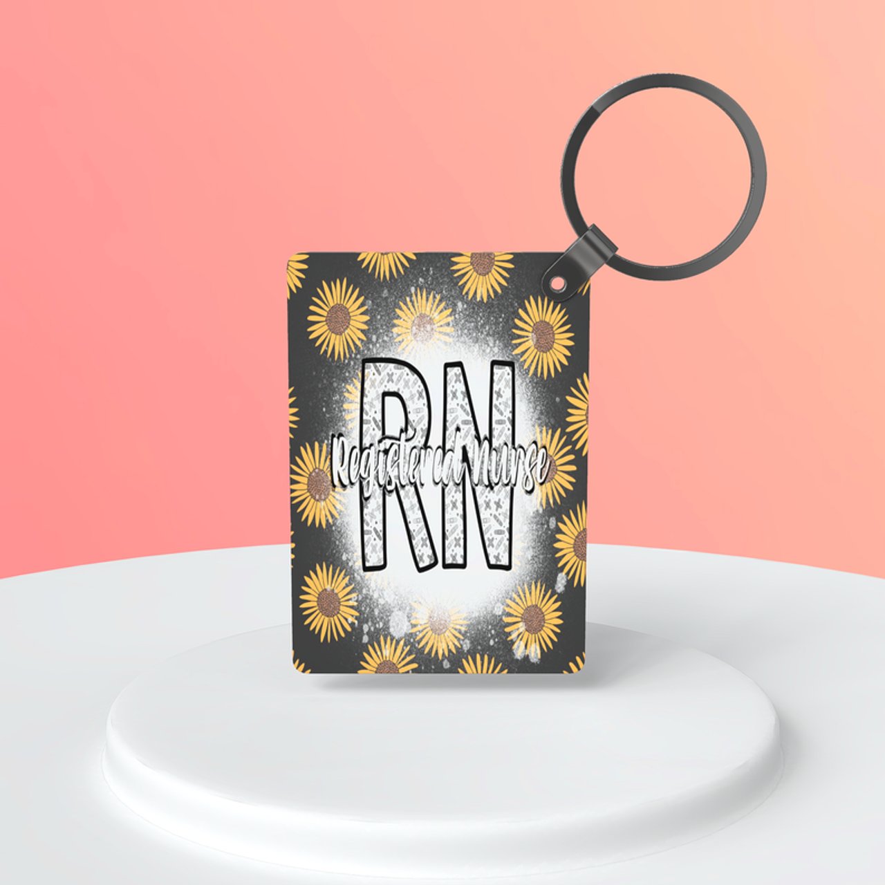 Sunflower Registered Nurse |Keychain