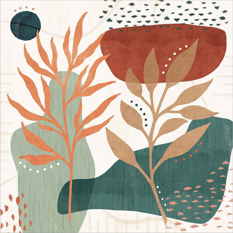 Abstract Blossom II by Veronique Charron, Canvas Art - C1071264-0240000-ACCQAMA