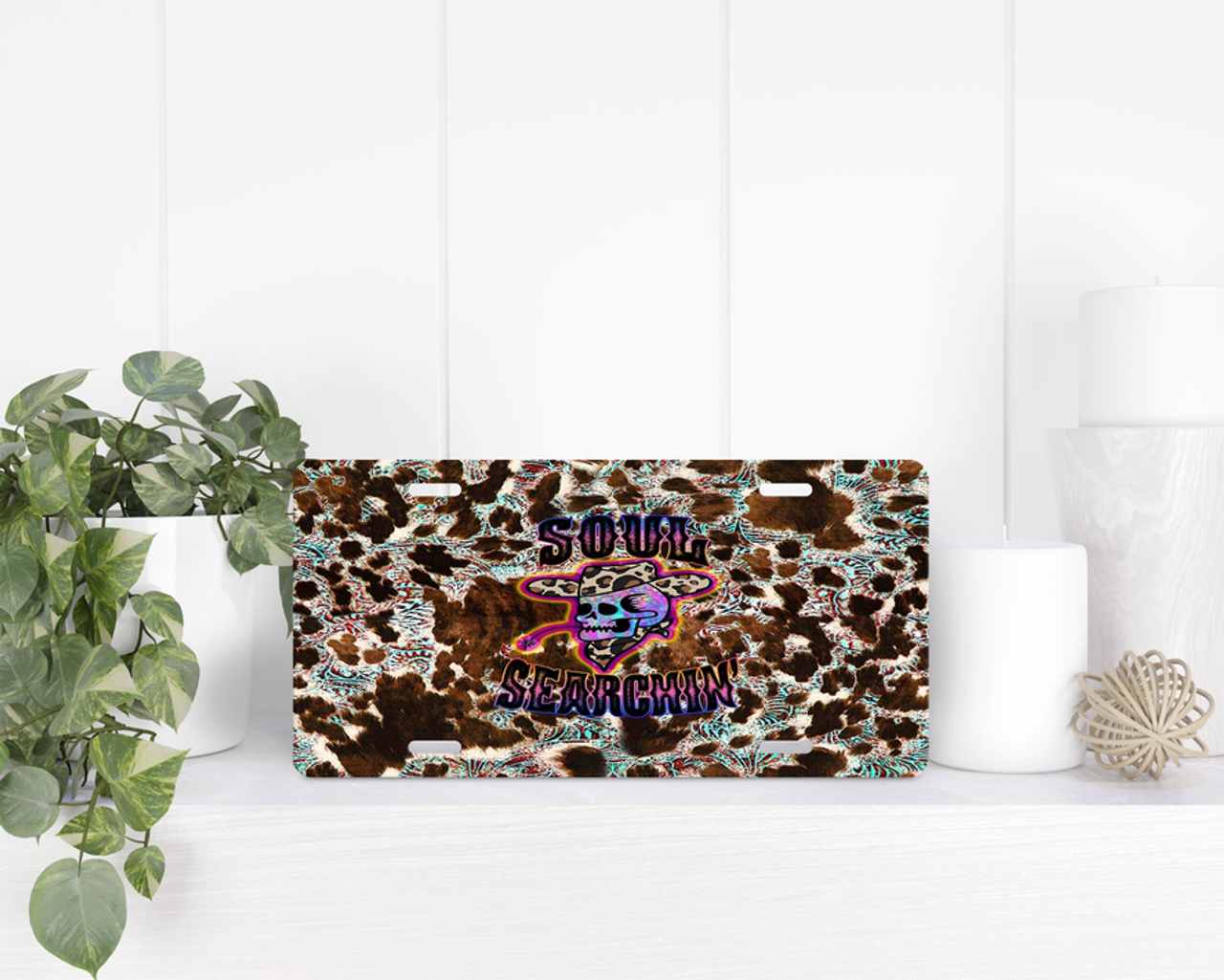 Soul Searchin Skull|License Plate