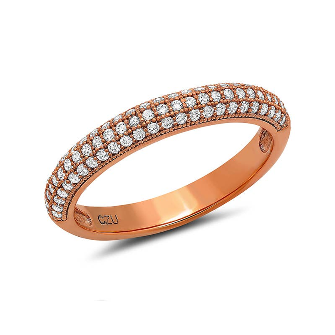 Micro Pave Rosegold Band
