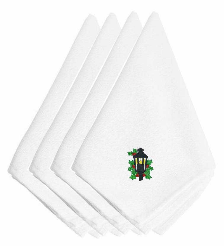Christmas Themed Embroidered Napkins - EMBT2987NPKE
