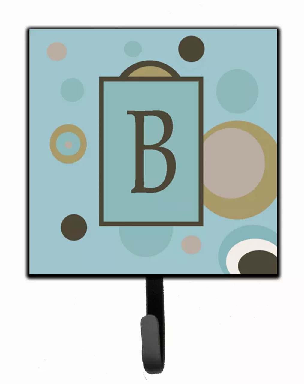 Letter Initial Monogram - Blue Dots Leash or Key Holder - CJ1013-BSH4