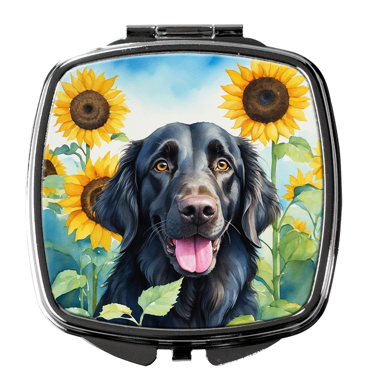 Flat-Coated Retriever Compact Mirror