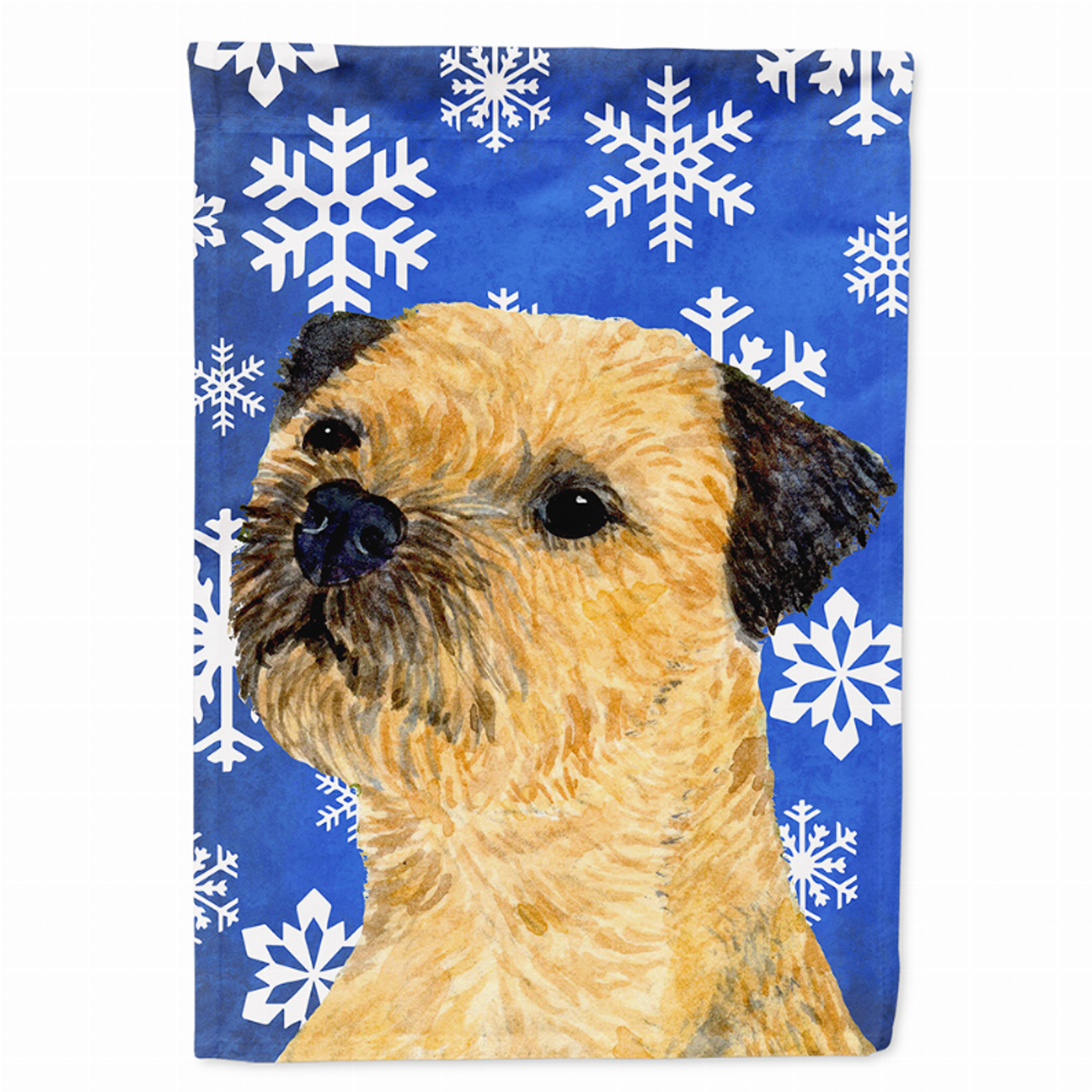 Winter Snowflakes Holiday Dog Flag Garden Size - LH9278GF