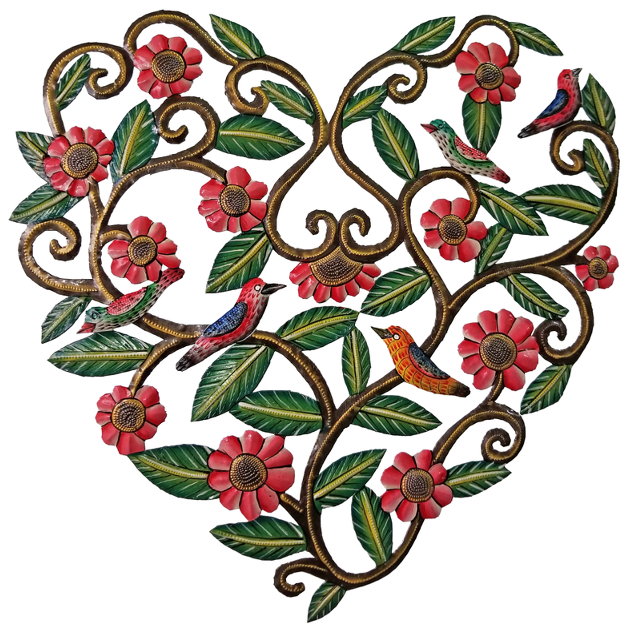 Painted Heart of Vines