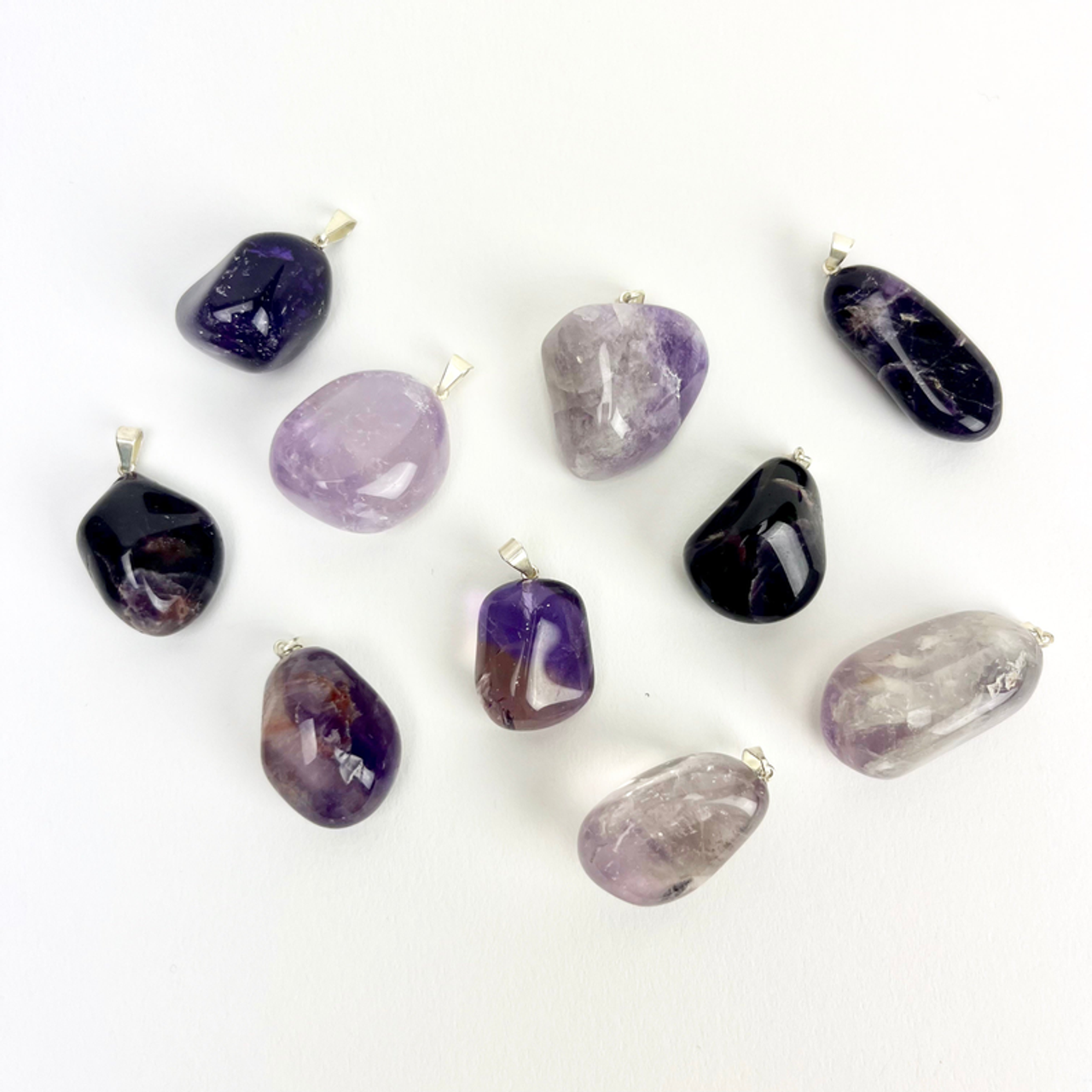 *Tumbled Stone Pendant | 20-30mm | Brazil