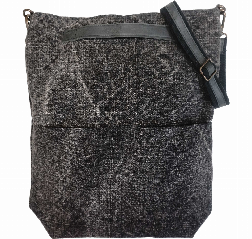 Large Jute Crossbody - HB00526-CHARCOAL