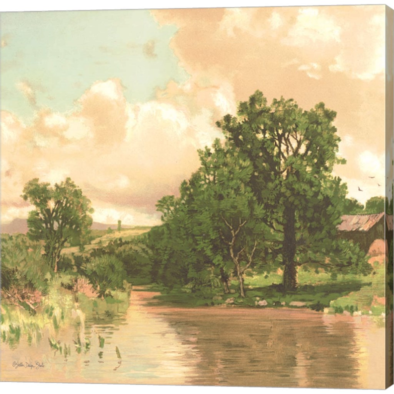 Country Pond 2 by Stellar Design Studio, Canvas Art