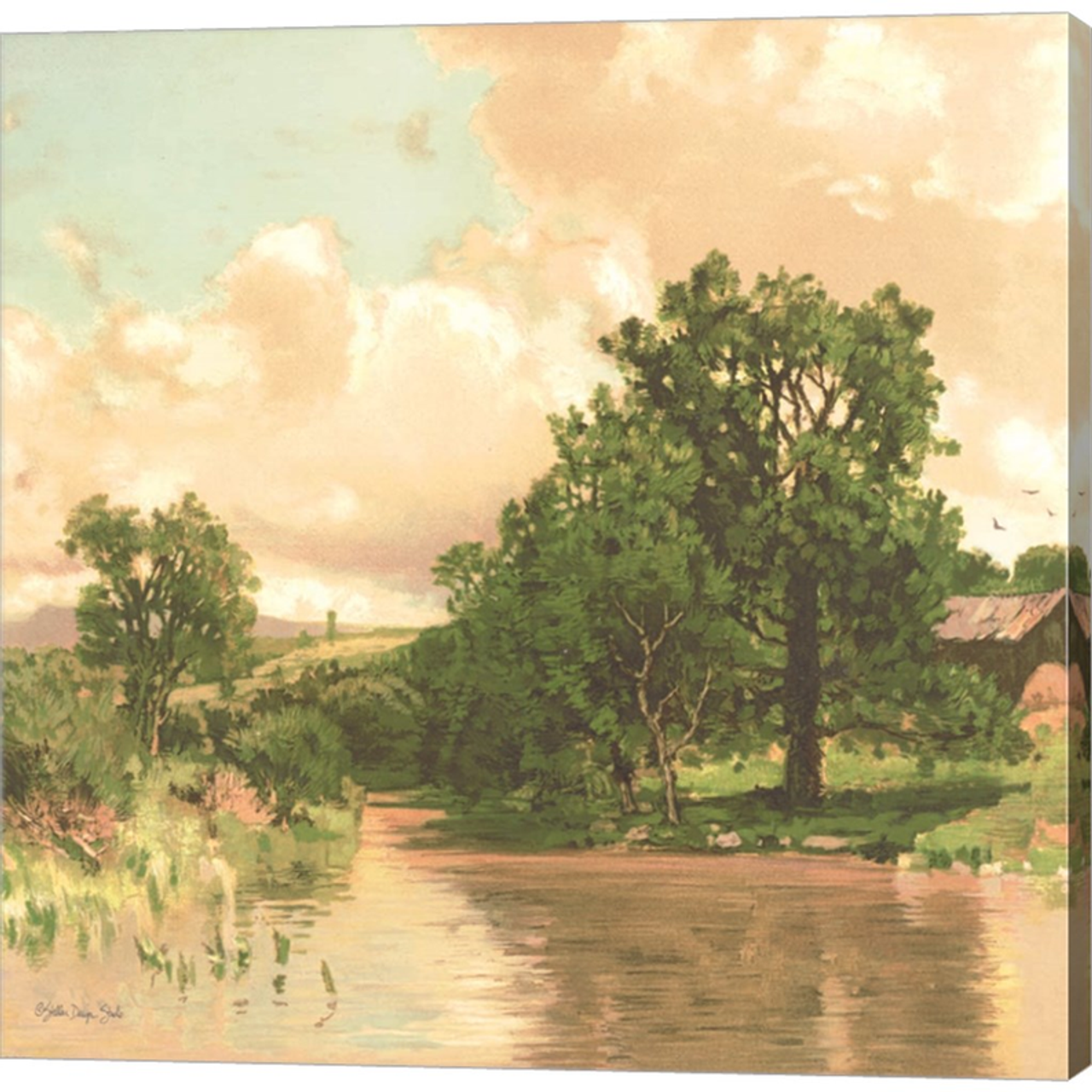 Country Pond 2 by Stellar Design Studio, Canvas Art - C1078718-0240000-AAAACMA