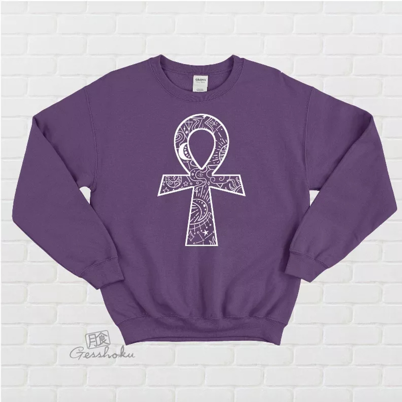 Ankh Illustration Crewneck Sweatshirt - 1898-1898854