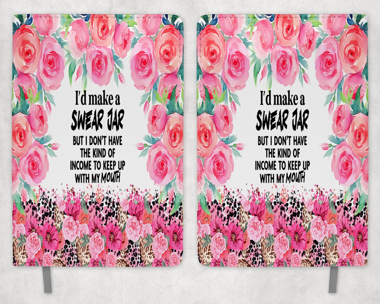 Swear Jar  Printed 8 Inch  A-5 Journal Swear Jar  Printed 8 Inch  A-5 Journal