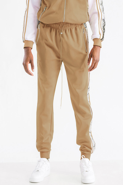 Snake Side Joggers - TP569-L-BEIGE
