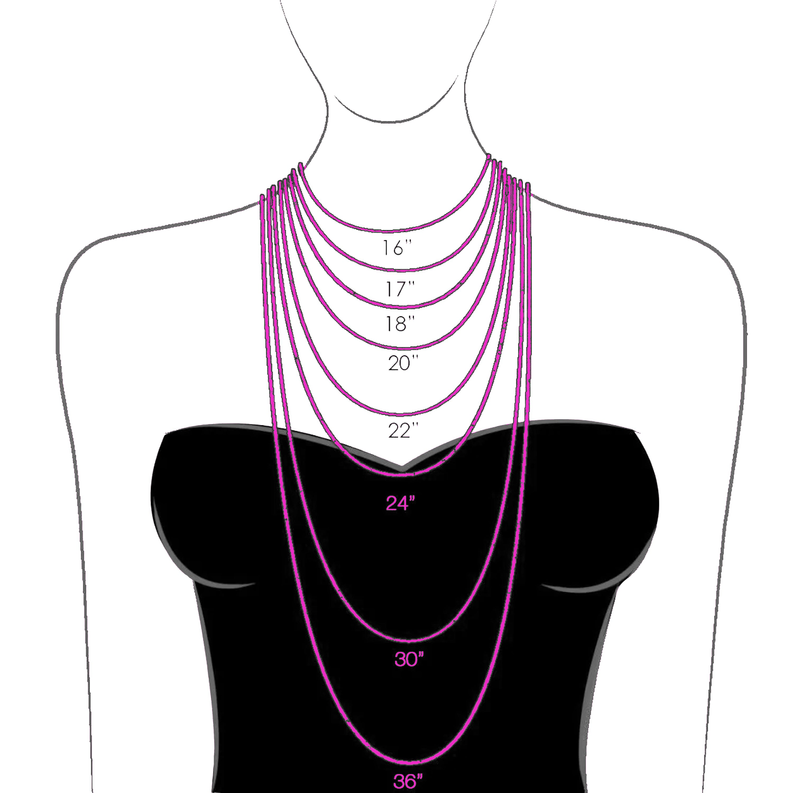 Women's Reversible Heart Initial Paper Clip Necklace By Pink Box - PinkBox3-6680