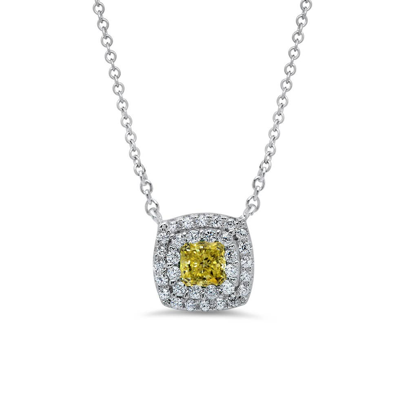 Yellow Halo Pendant