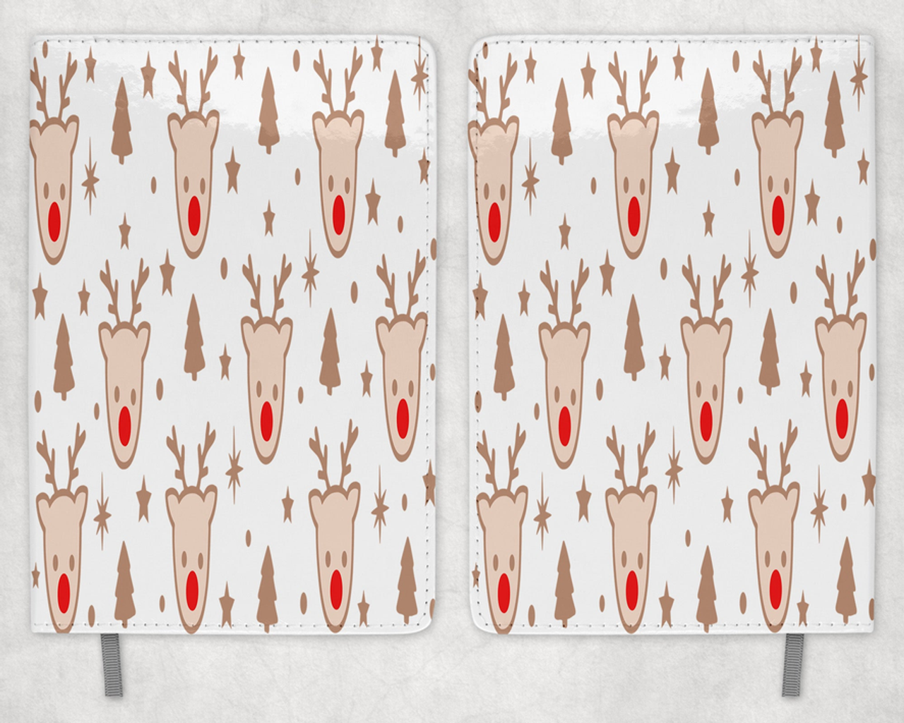 Reindeer Printed 8 Inch  A-5 Journal Reindeer Printed 8 Inch  A-5 Journal