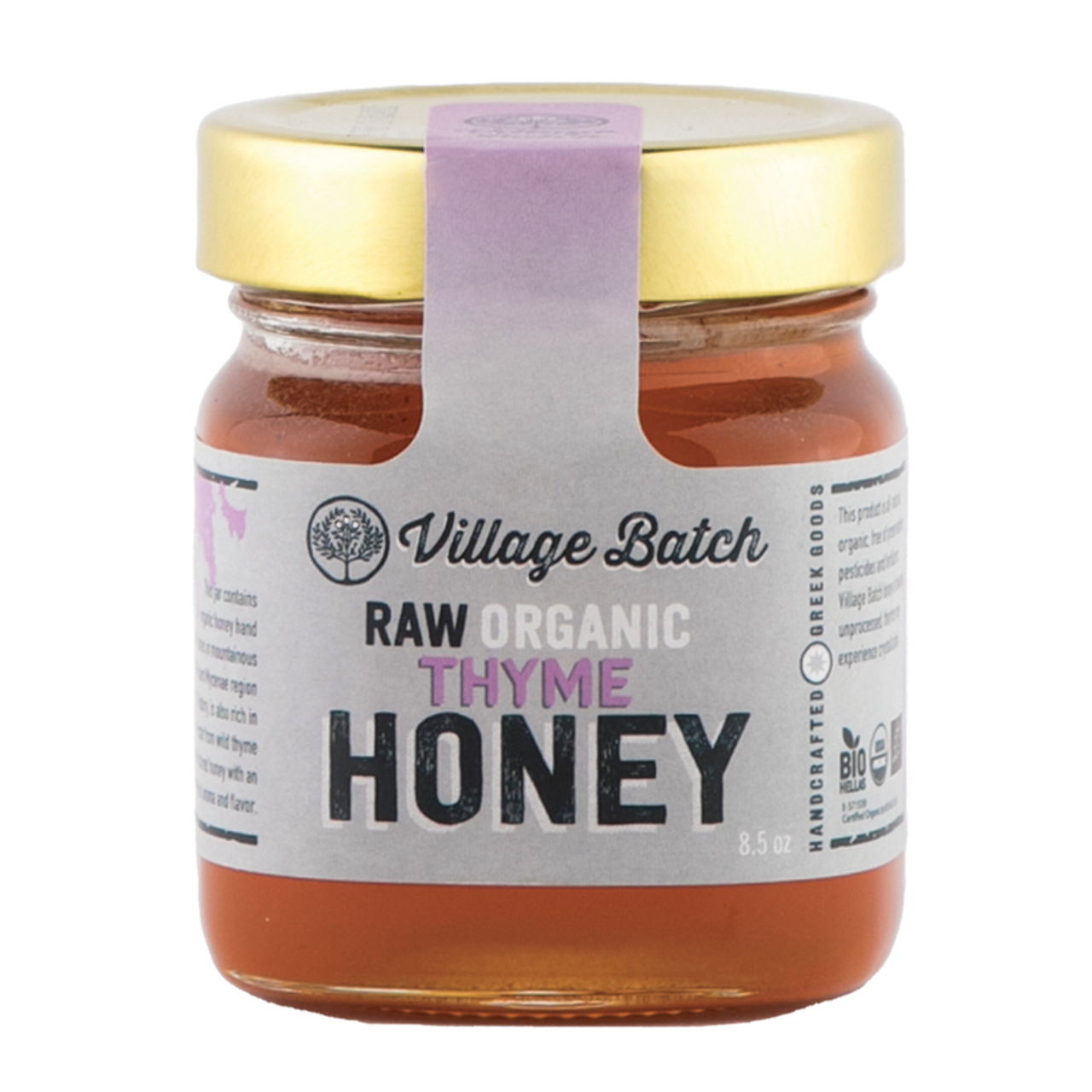 Raw Organic Thyme Honey