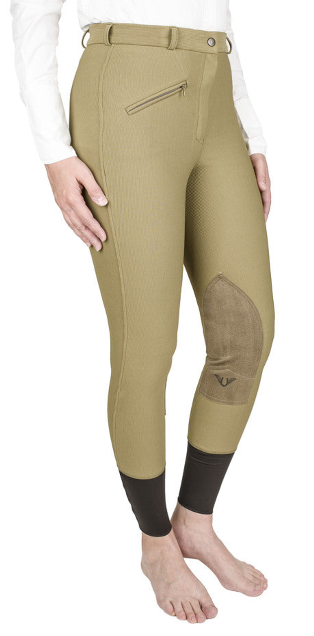 TuffRider Ladies Ribb Knee Patch Breeches - S001797B002239P001529V000