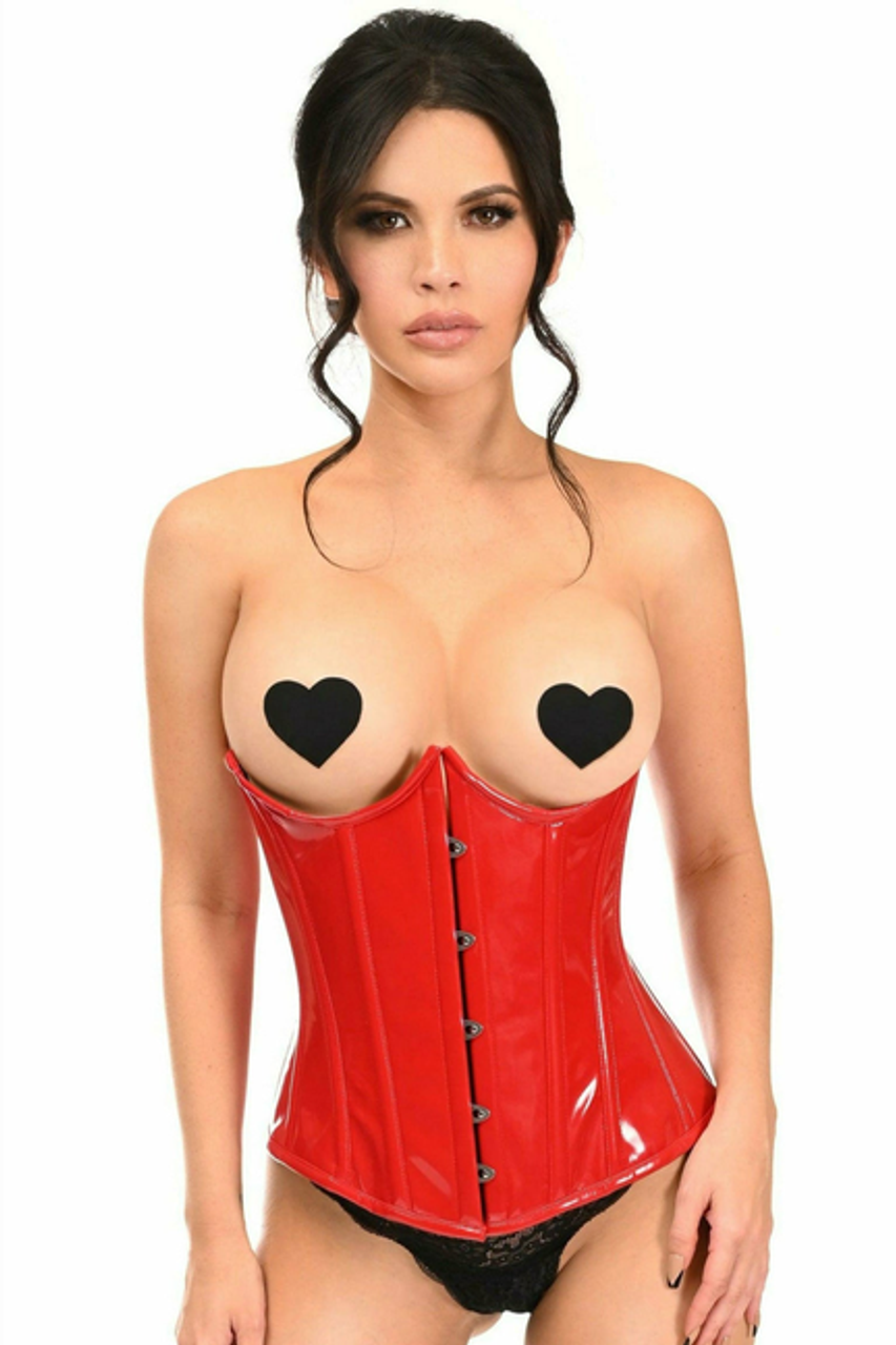 Lavish Patent PVC Underwire Underbust Corset - LV-1420-4X