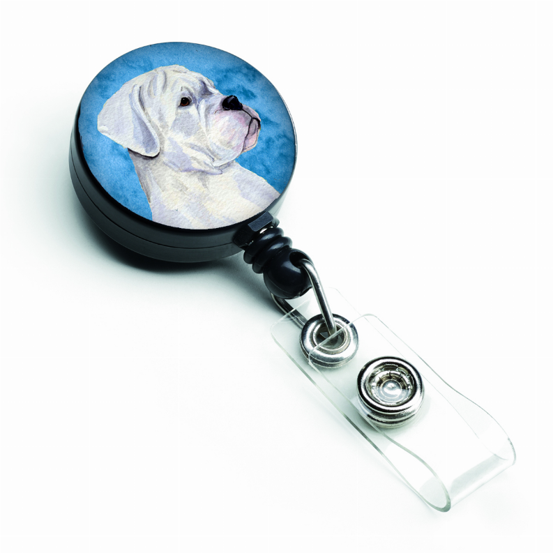 Dog Retractable Badge Reel - SS4785-BU-BR