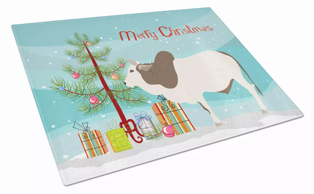 Christmas Animals Glass Cutting Board Large - BB9197LCB