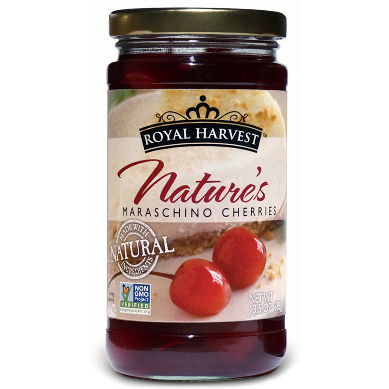 Royal Harvest Natural Maraschino Cherries 13.5oz