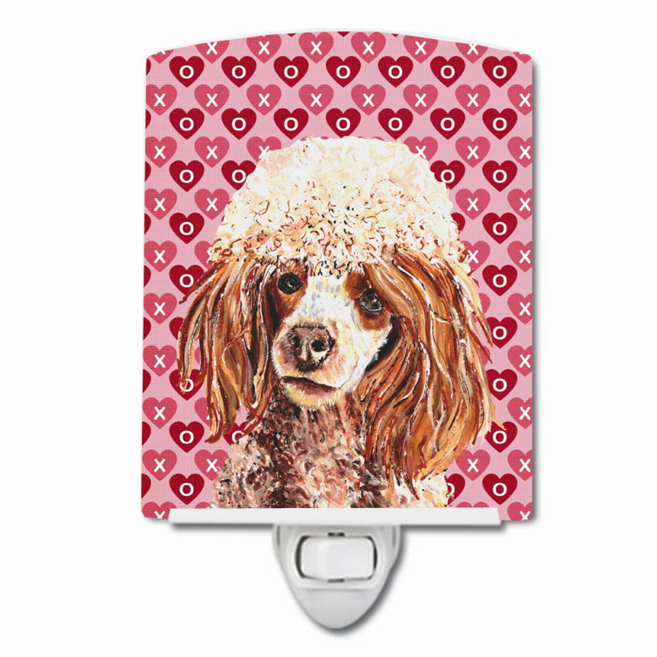 Hearts Love and Valentine's Day Dog Art Ceramic Night Light - SC9699CNL