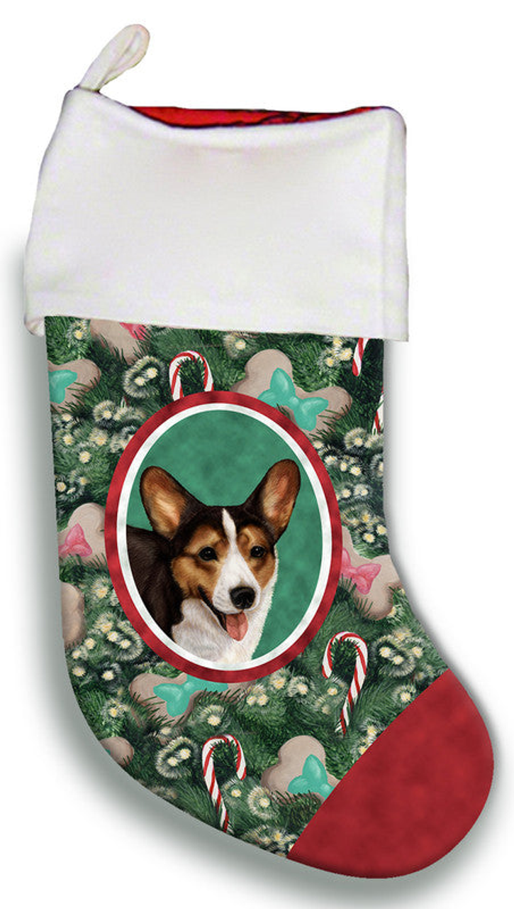 Corgi Cardigan Tri - Best of Breed Christmas Stocking