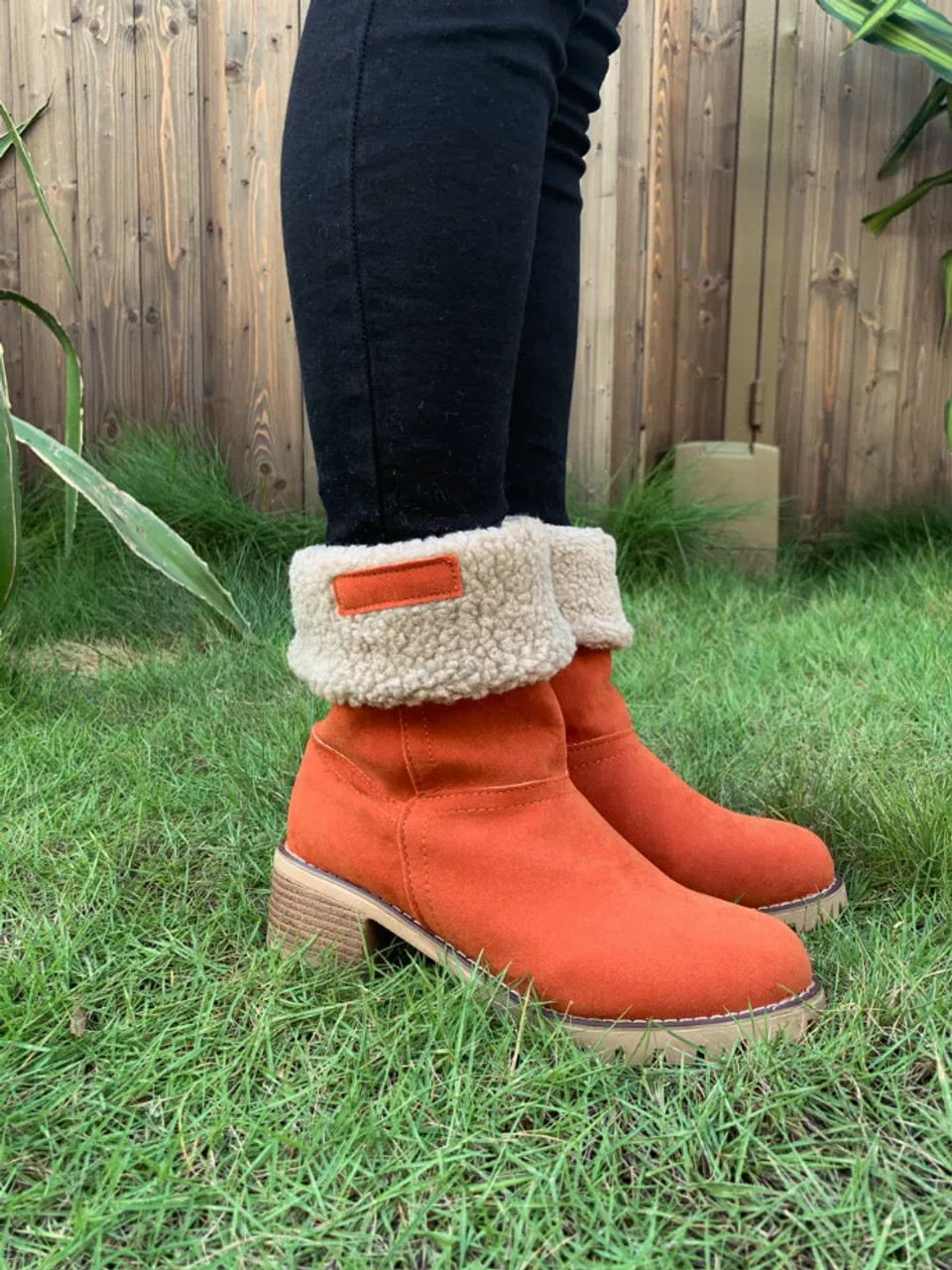 En Bloom | Plush-Lined Fold-Over Boot - S001273B001855P000069V021