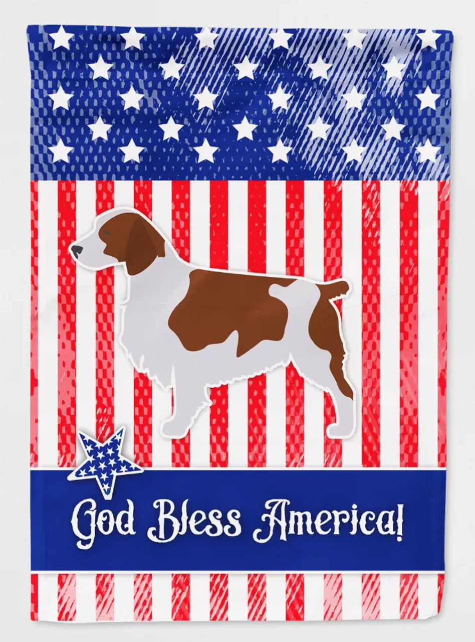 USA Patriotic Dog Breed Themed Flag Canvas - BB3300CHF