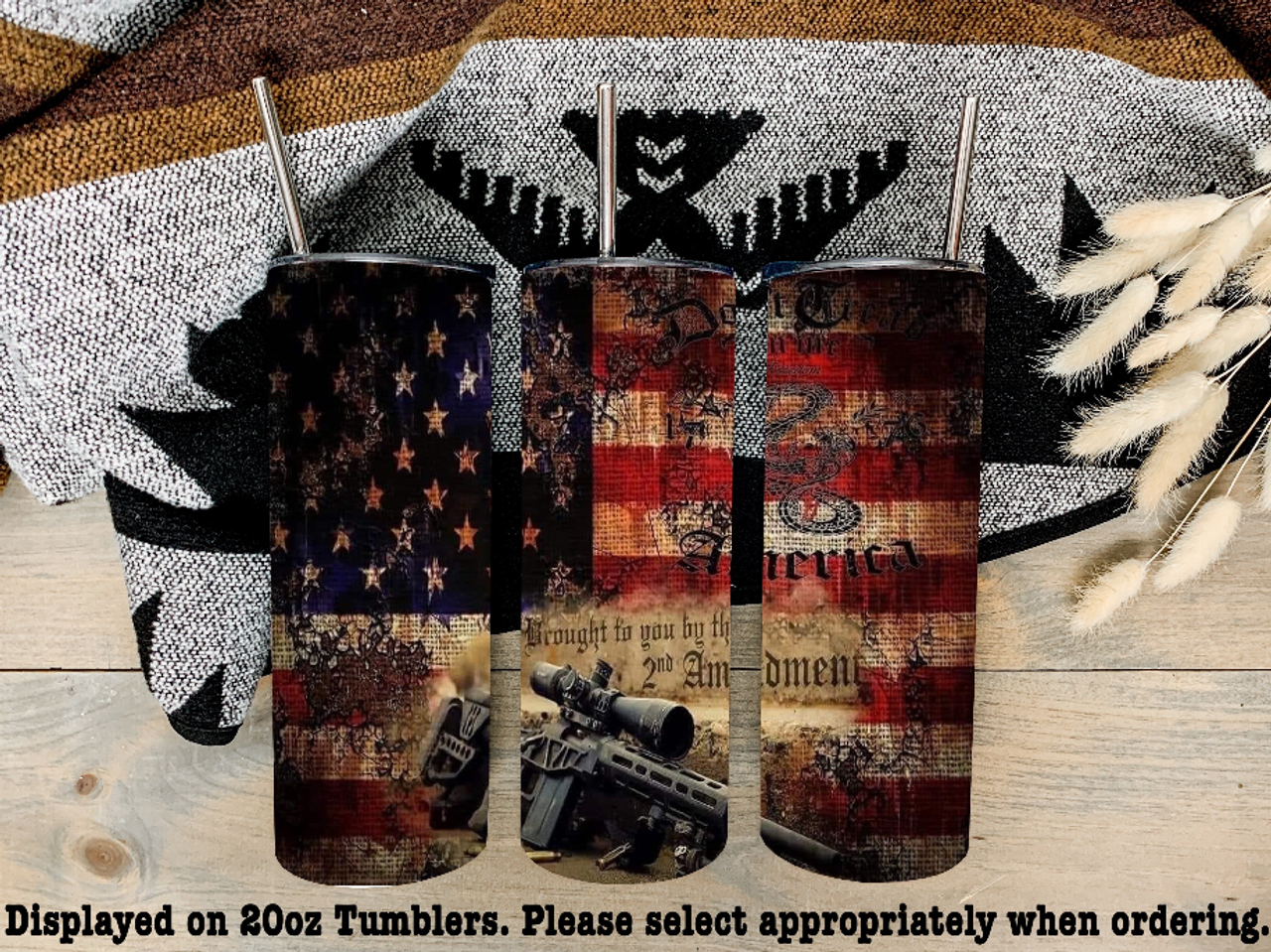 2nd Amendment Steel Tumbler