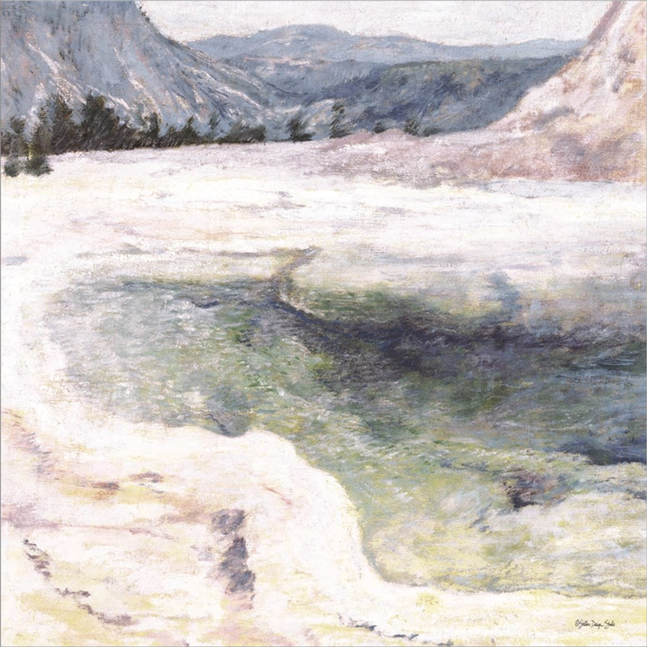 Mountain Lake by Stellar Design Studio, Canvas Art - C1080785-0120000-AAAACMA