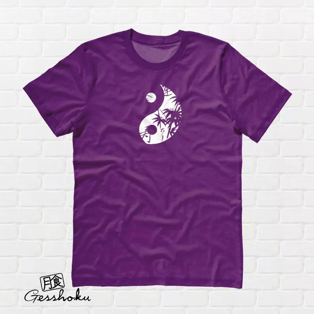 Yin Yang Asian Print Unisex T-shirt - 1898-1898933