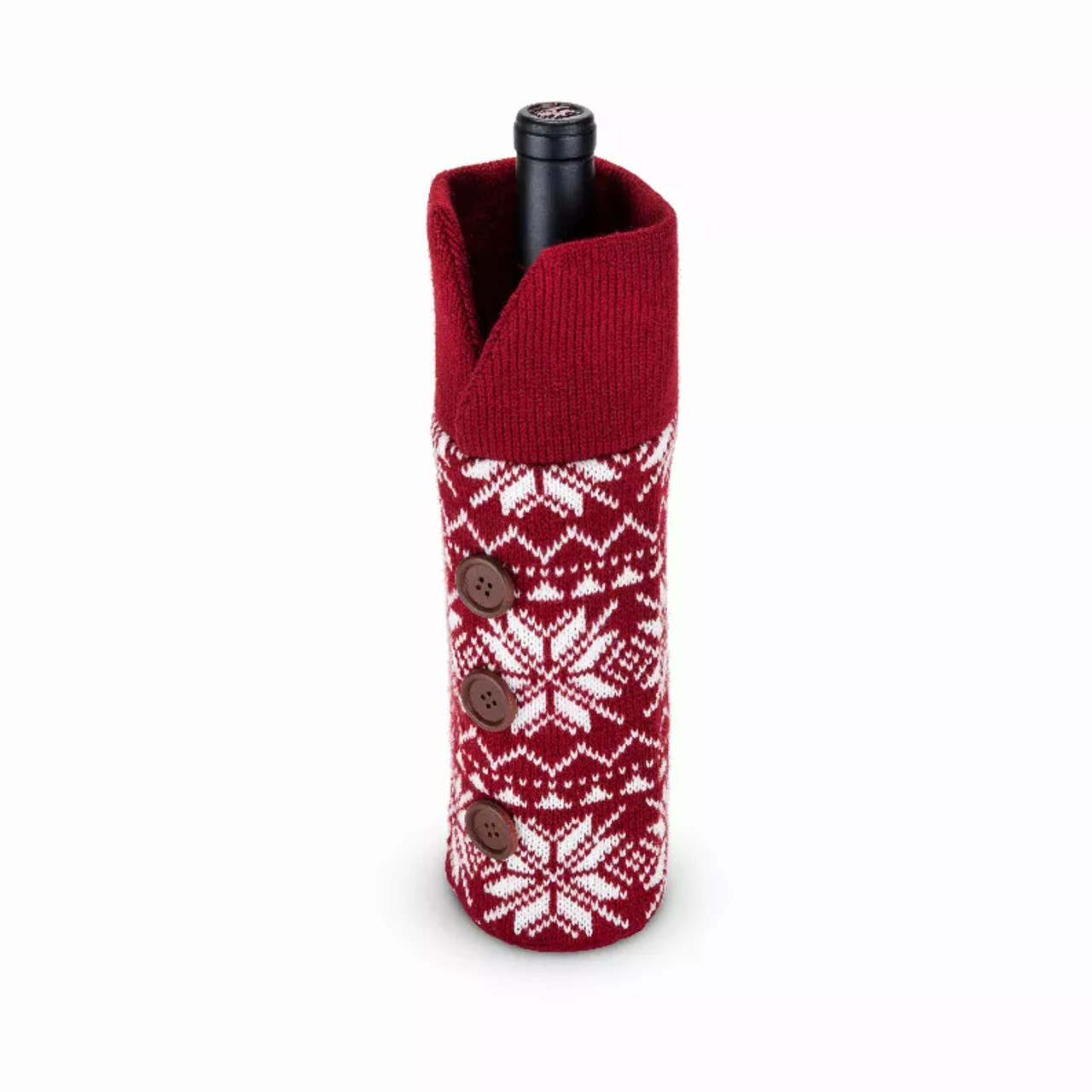 Wool Holiday Wine Sweater By Twine