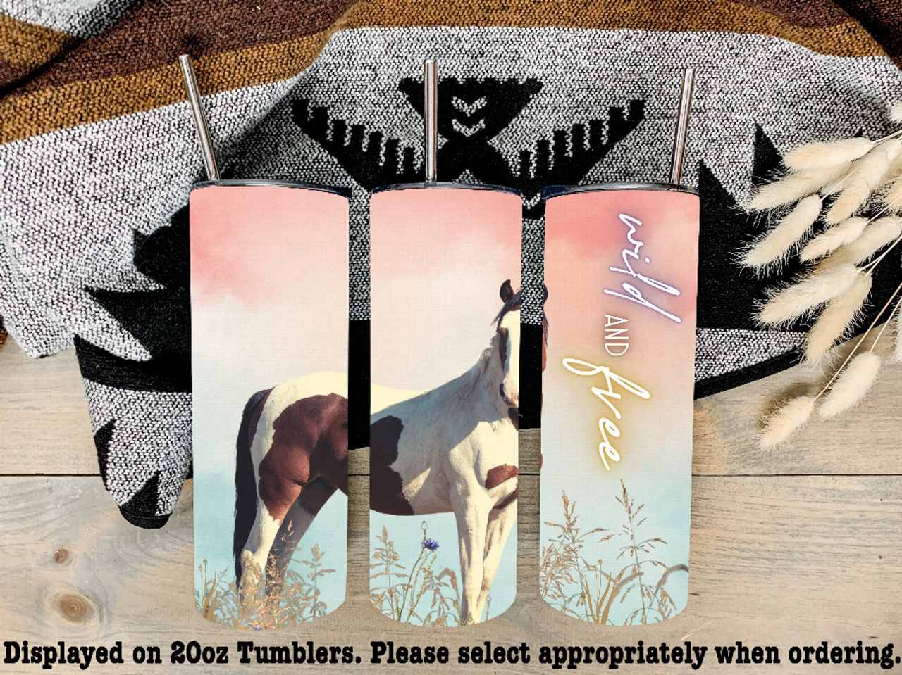 Wild And Free Steel Tumbler